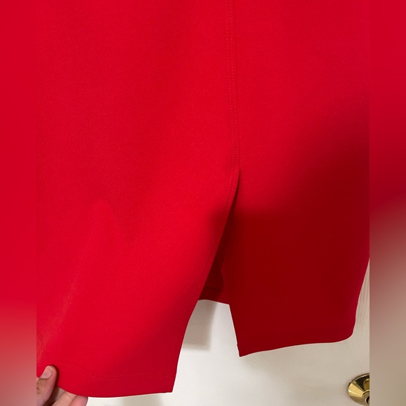 ABS off the shoulder red dress - Picture 4 of 6